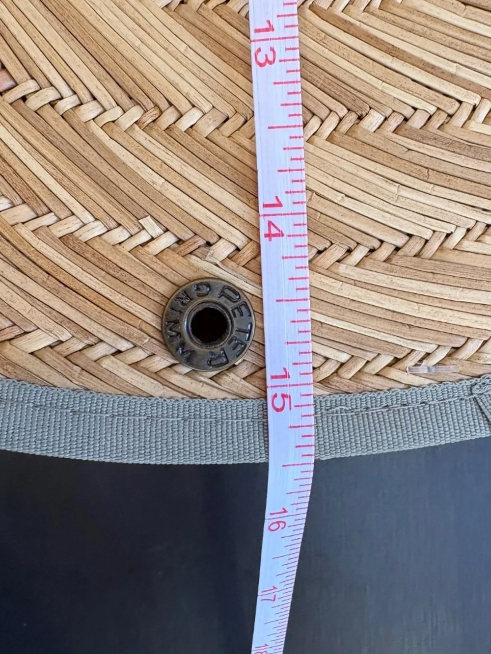 NWT Peter Grimm “Conker” Straw Hat - One Size - Natural - UV Protection